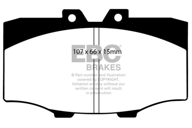 EBC Greenstuff 84-88 Toyota 4Runner Front Brake Pads Part No. ebcdP6380