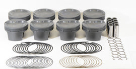 Mahle MS Piston Set for Small Block Ford 408ci - 4.030in Bore, 4.000in Stroke, 6.25in Connecting Rod, .927in Pin, 10.1 Compression Ratio