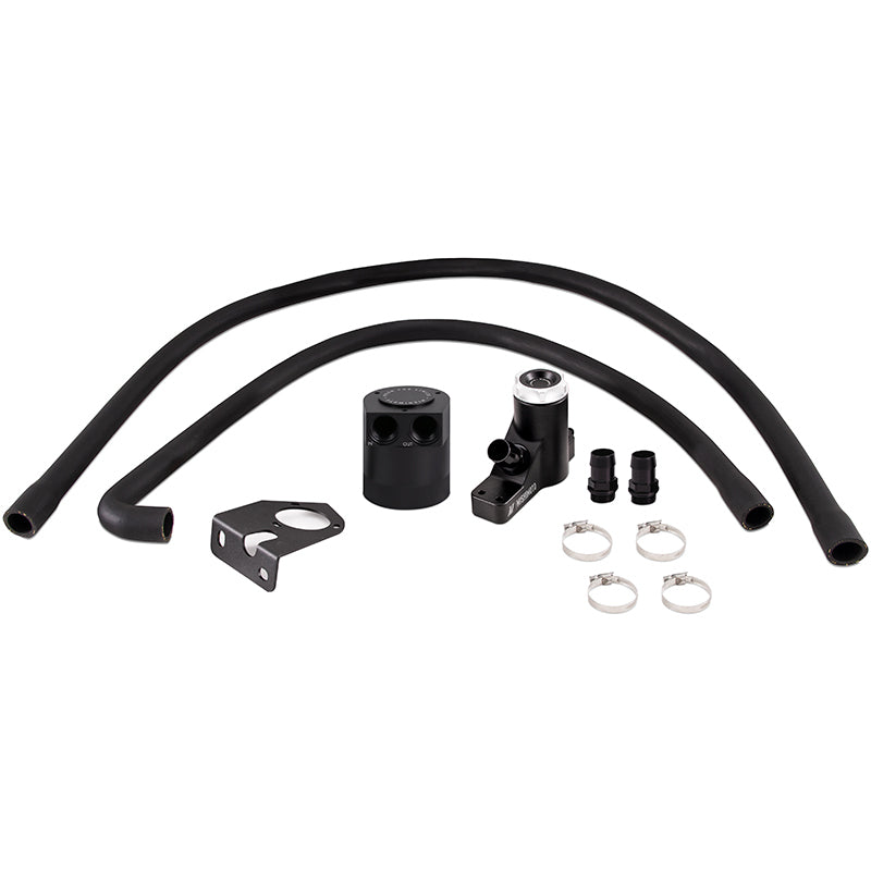 Mishimoto 2008-2010 Ford F-250 Powerstroke Baffled Oil Catch Can Kit