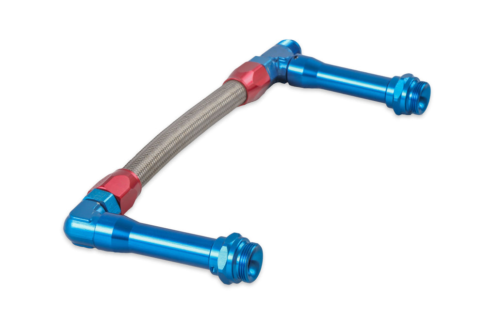 Earl's - Billet Fuel Line Kit Swivel Seal -6 AN Male Inlet for 4150/4150HP Models (7/8"-20 Threads)