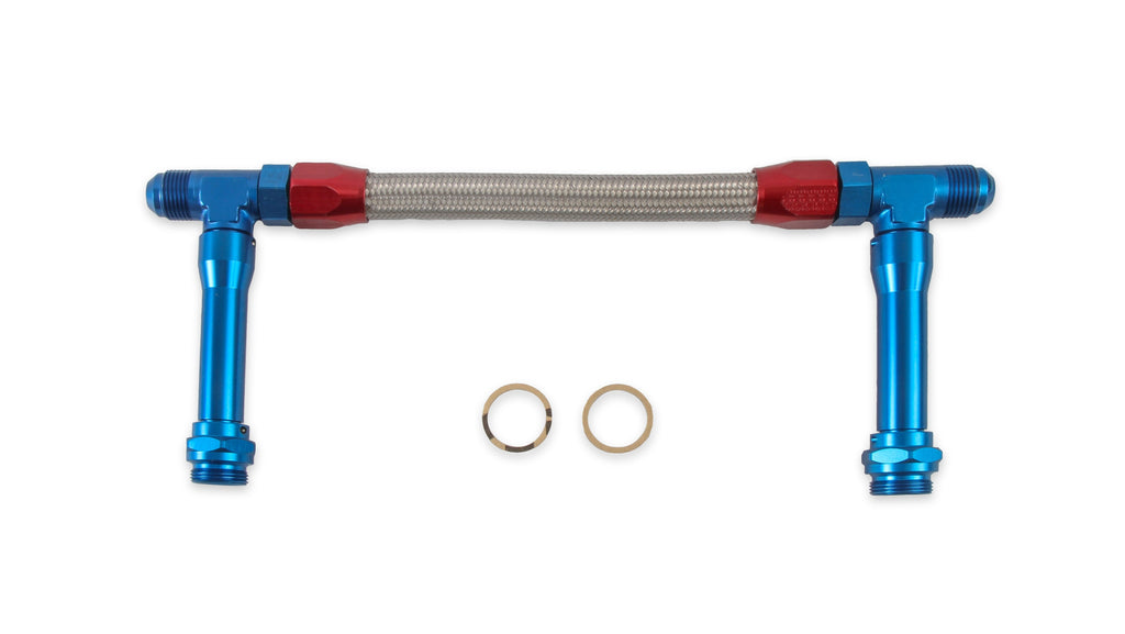 Earl's - Billet Fuel Line Kit Swivel Seal -8 AN Male Inlet for 4150/4150HP Models (7/8"-20 Threads)