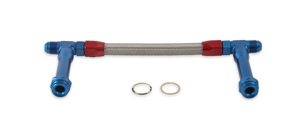 Earl's - Billet Fuel Line Kit Swivel Seal -8 AN Male Inlet for 4150/4150HP Models (7/8"-20 Threads)