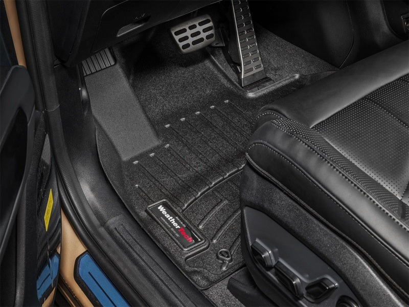 WeatherTech FloorLiner DigitalFit Front Floor Mats Black for 2027 Kia Telluride - Part 4419741