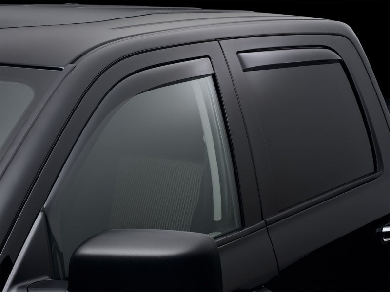 WeatherTech Part Number WET82503 Dark Smoke Side Window Deflectors for Dodge Ram 1500 (2009-2013)