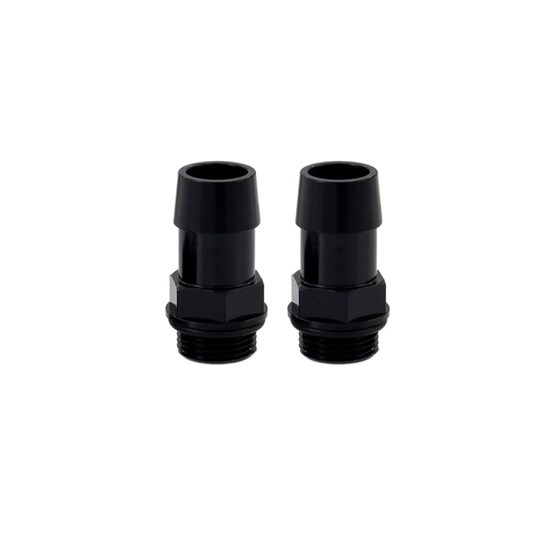 Mishimoto M20x1.5 to 3/4-Inch Push-On Catch Can Fittings, Black, 2-Piece