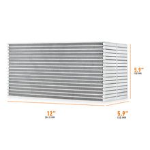 Load image into Gallery viewer, Mishimoto Universal Air-to-Water Race Intercooler Core - 12 Inch x 6 Inch x 6 Inch for High-Performance Automotive Applications