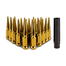 Load image into Gallery viewer, Mishimoto Steel Spiked Lug Nuts M12x1.5 20-Piece Set - Gold for BMW Z3