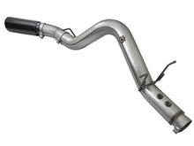 Load image into Gallery viewer, aFe Large Bore HD 5-inch 409 Stainless Steel DPF-Back Exhaust System with Black Tip for 2017 GM Duramax V8-6.6L (L5P) Diesel Trucks