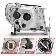 Load image into Gallery viewer, ANZO 05-09 Toyota Tacoma Projector Headlights with Plank Style and Clear Lens