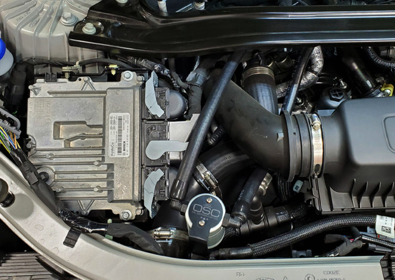 J&L JLT3052P-C 3.0 Oil Separator, Passenger Side, Clear Anodized for Ford Explorer and Lincoln Aviator 3.0L EcoBoost