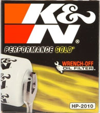 Load image into Gallery viewer, K&amp;N Engineering HP-2010 Oil Filter for Land Rover LR3 and Mercury Mystique