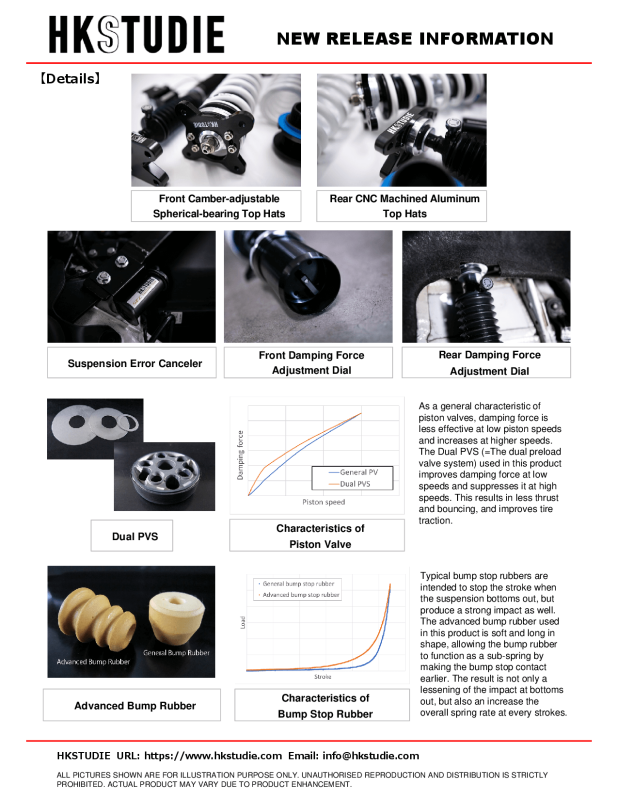 HKS HKSTUDIE Suspension with Canceller for BMW G80/G82 Models