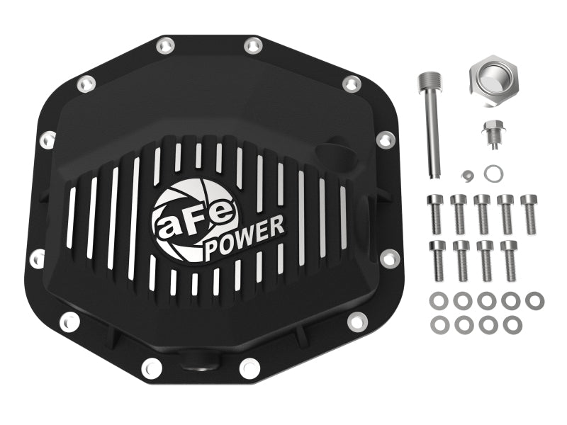 aFe Power PRO Series Rear Differential Cover for Ram 1500 TRX 2021-2024 with Machined Fins in Black