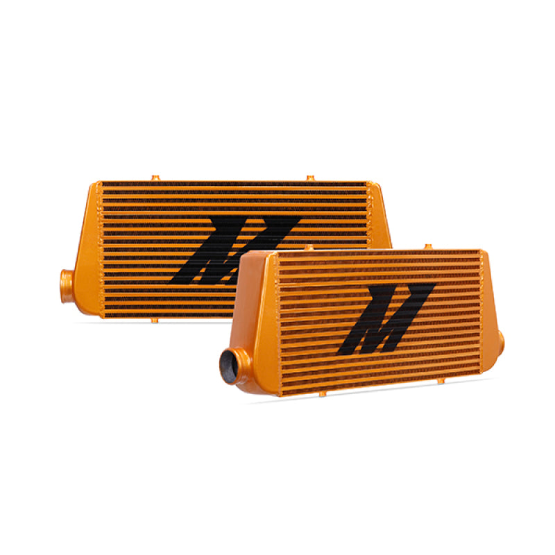 Mishimoto Universal Gold R-Line Intercooler with 24x12x4-Inch Core for High-Performance Vehicles