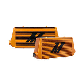 Mishimoto Universal Gold R-Line Intercooler with 24x12x4-Inch Core for High-Performance Vehicles