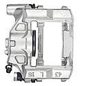 Load image into Gallery viewer, CQ Premium Semi Loaded Disc Brake Caliper with Bracket - 19-B3406