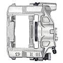 CQ Premium Semi Loaded Disc Brake Caliper with Bracket - 19-B3407