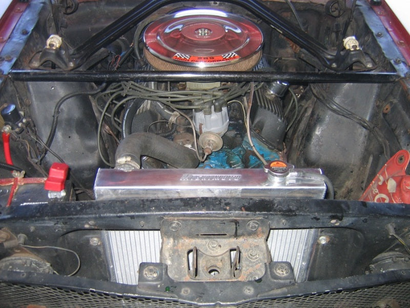 Mishimoto 1964-1966 Ford Mustang Aluminum Radiator with 289 V8 - Performance Cooling Upgrade