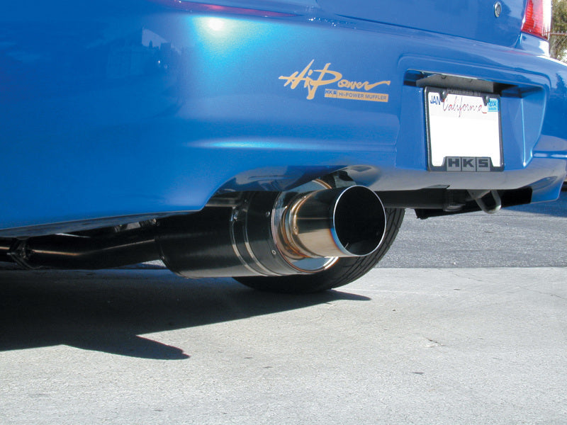 HKS Carbon Ti Exhaust for 2002-2007 Subaru WRX and 2004-2007 STi - Part Number HKS3112-EX005