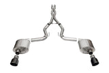 CORSA Performance 24+ Ford Mustang GT Sport Cat-Back Exhaust System with 3.0-inch Dual Rear Exit and Black PVD Tips