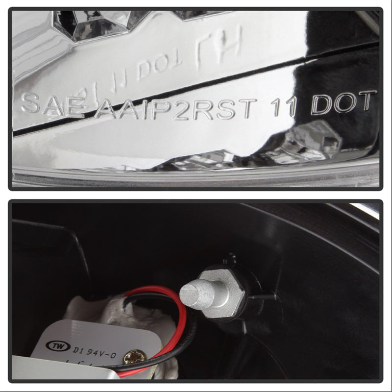 Spyder Ford F150 and Super Duty LED Tail Lights Chrome Pair - Part #SPY5003478