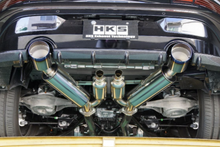 Load image into Gallery viewer, HKS Full Dual Muffler for Nissan RZ34 with VR30DDTT Engine