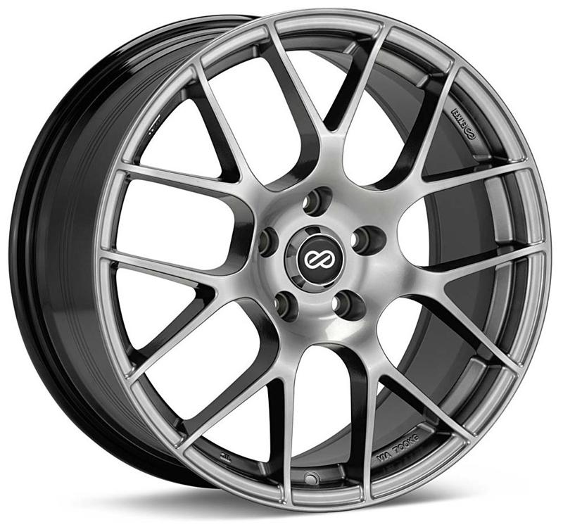 Enkei Raijin 18x8.5 Inch Hyper Silver Wheel with 45mm Offset and 5x100 Bolt Pattern