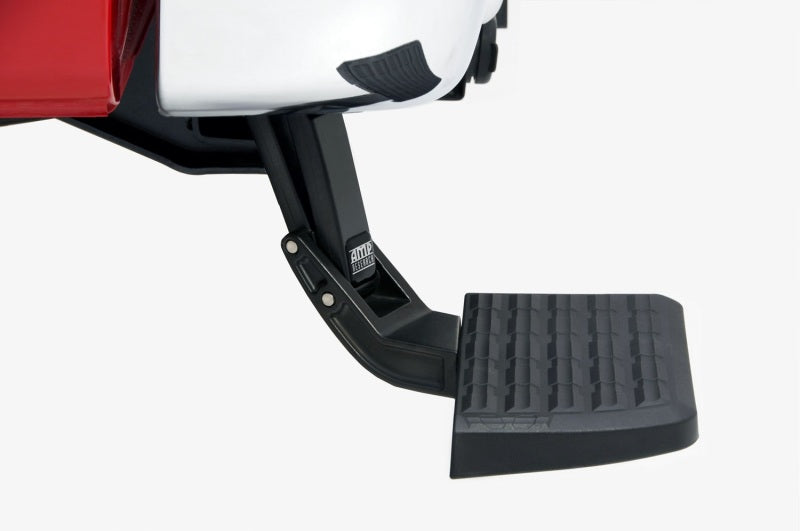 AMP Research BedStep for 2015-2018 Ford F-150 * Retractable Rear Bumper Access Step in Black