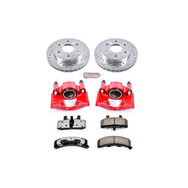 PowerStop Z36 Truck & Tow Brake Upgrade Kit with Powder Coated Calipers for Chevy Silverado 1500