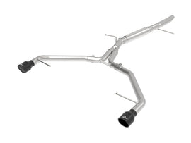 aFe MACH Force-Xp 3 in to 2-1/2 in Stainless Steel Axle-Back Exhaust System for 2017-2019 Audi A4 (L4-2.0L) - Black Tip