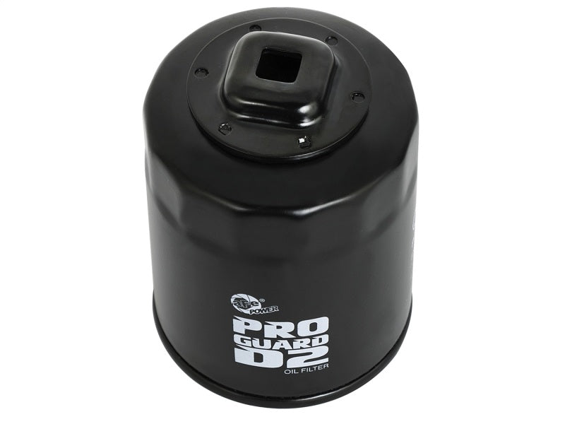 aFe ProGuard D2 Oil Filter for Nissan Trucks and Honda Cars * Heavy Duty Canister with Built-In Seal and 3/8" Ratchet Drive