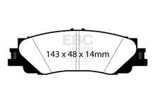 Load image into Gallery viewer, EBC DP42461R Yellowstuff Rear Brake Pads for 2022+ Toyota Tundra and Lexus LX600