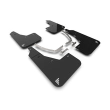 Load image into Gallery viewer, Rally Armor UR Mud Flaps for Hyundai Ioniq 5 – Black with Silver Battery Logo, Part RALMF137-BAT-BLK-SIL