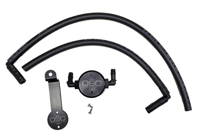 J&L JLT3107D-B Oil Separator 3.0 Driver Side, Black Anodized for Toyota 4Runner and Tacoma 4.0L