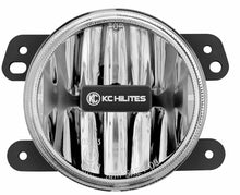 Load image into Gallery viewer, KC HiLiTES 10-18 Jeep JK Gravity G4 4-inch LED Fog Light with Clear Beam