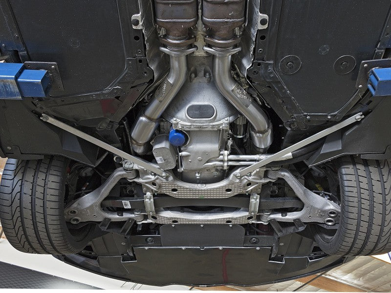 aFe Power 14-18 Chevrolet Corvette C7 & Z06 Twisted Steel 3-inch 304 Stainless Steel Mid Pipe with Catalytic Converters