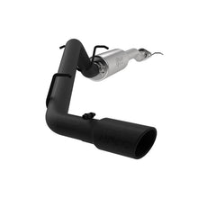 Load image into Gallery viewer, MBRP Armor BLK Series 17+ Chevrolet Colorado and GMC Canyon 3-Inch Cat Back Single Side Exhaust System with 4-Inch Black Tip
