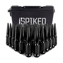 Load image into Gallery viewer, Mishimoto Steel Spiked Lug Nuts M14 x 1.5, 32-Piece Set in Black