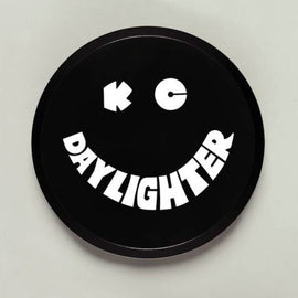 KC HiLiTES 6 inch Black Plastic Light Cover with White Daylighter Logo for KC Daylighter, SlimLites, and HIDs