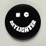 KC HiLiTES 6 inch Black Plastic Light Cover with White Daylighter Logo for KC Daylighter, SlimLites, and HIDs