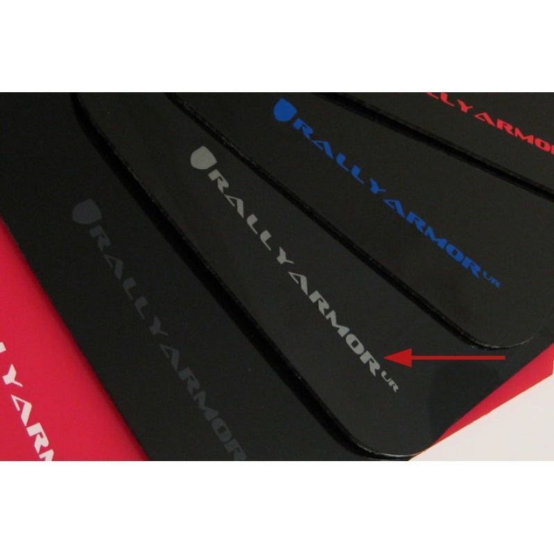 Rally Armor UR Series Black and Silver Logo Mud Flaps for Subaru Impreza (2004-2007) - Durable Polyurethane Design