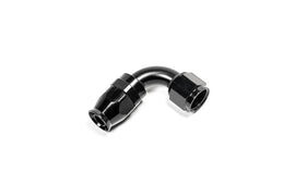 Radium Engineering 10AN Black Aluminum Hose End for PTFE Hose - 90 Degree Straight Connection