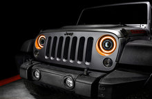 Load image into Gallery viewer, ORACLE Lighting Oculus 7-Inch Switchback Bi-LED Projector Headlights for Jeep Wrangler JK (Part #orl5876-023)