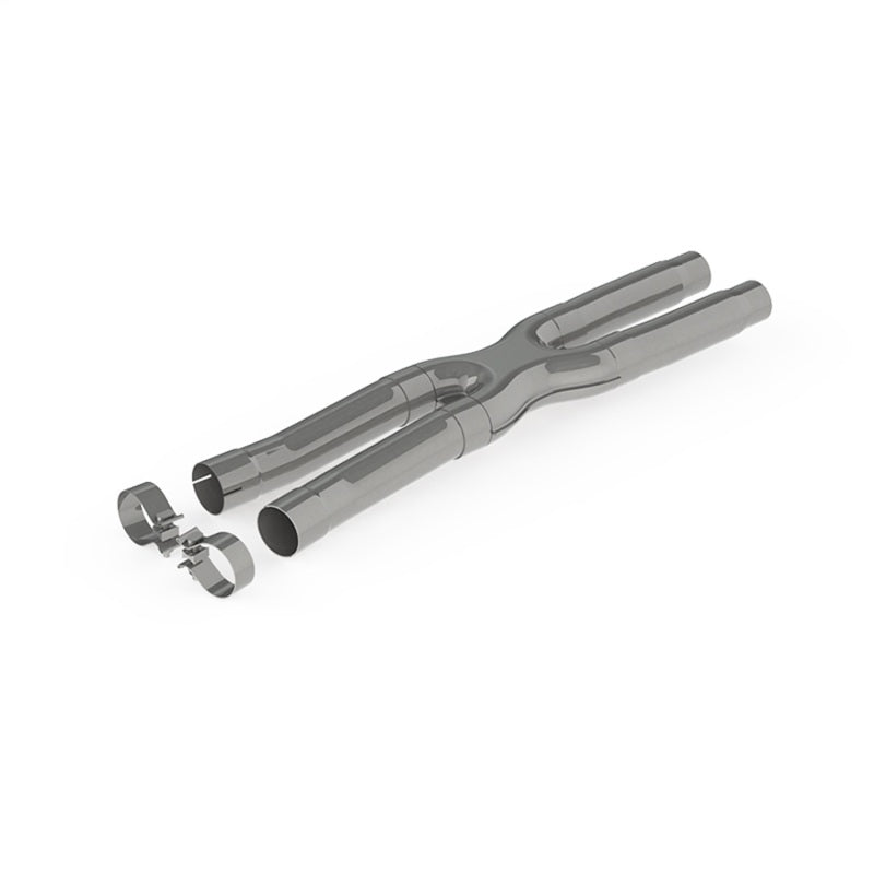 MBRP Armor Plus Series 2.5-inch Resonator Delete X-Pipe for 2015-2019 Ford Mustang GT
