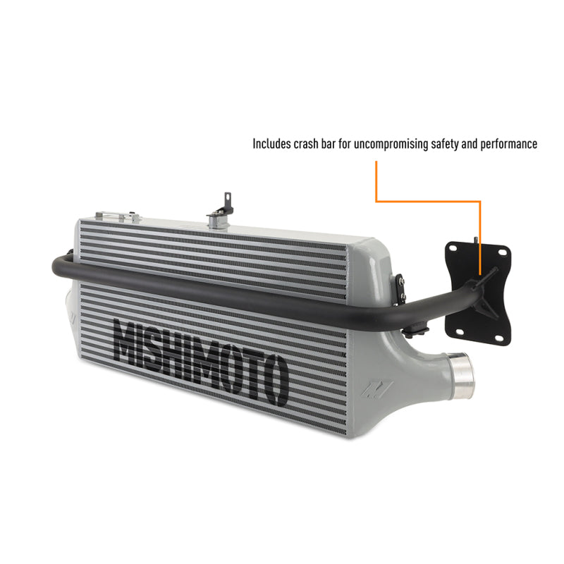 Mishimoto 2022+ Subaru WRX Performance Front-Mount Intercooler Kit with Intake, Silver with Red Pipes