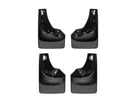 WeatherTech No-Drill DigitalFit MudFlap Kit Black for 2019-2020 Chevrolet Silverado 1500, Part Number WET110098-120098