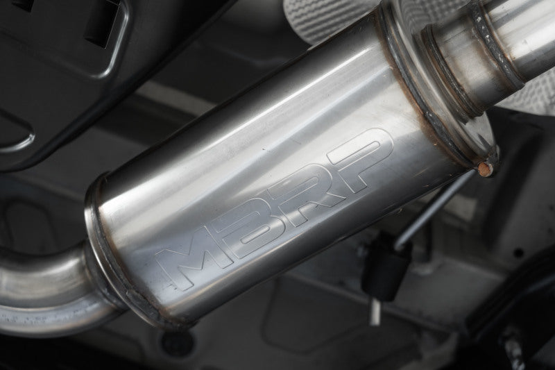 MBRP Armor Pro Series Cat Back Exhaust System for Hyundai Elantra N 2022-2026 with Dual 5-inch Carbon Fiber Tips