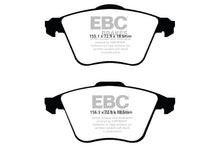 Load image into Gallery viewer, EBC Greenstuff 2000 Series Sport Brake Pads for Volvo V50 and S40 * Front, Part Number EBCDP21574