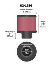 Load image into Gallery viewer, K&amp;N Engineering 62-1516 Chrome Crankcase Vent Filter with Deflector Shield