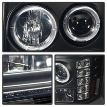 Load image into Gallery viewer, Spyder GMC Sierra 1500/2500 2007-2013 Projector Headlights with LED Halo by Spyder Part #PRO-YD-GS07-HL-BSM